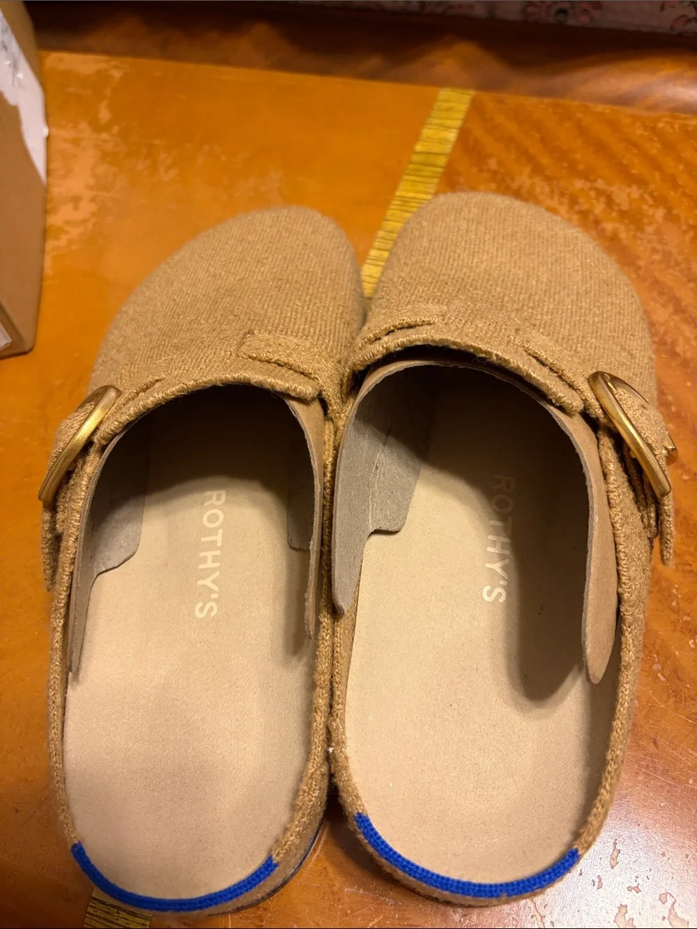 Rothy’s The Buckle Clog in Wren Boucle Size 8. New in Box - Picture 2 of 4